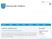 Tablet Screenshot of kallern.ch